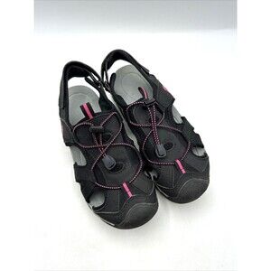 Crivit Hiking Sandals Women's 8 Black/Gray Outdoor Shoes